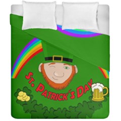 St. Patrick s day Duvet Cover Double Side (California King Size)