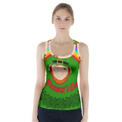 St  Patrick s Day Racer Back Sports Top by Valentinaart