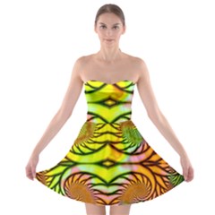 Fractals Ball About Abstract Strapless Bra Top Dress