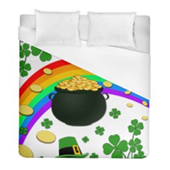 Good Luck Duvet Cover (full/ Double Size) by Valentinaart