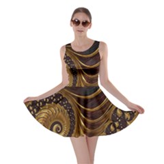 Fractal Spiral Endless Mathematics Skater Dress by Nexatart