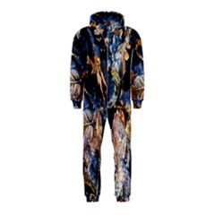 Frost Leaves Winter Park Morning Hooded Jumpsuit (kids) by Nexatart