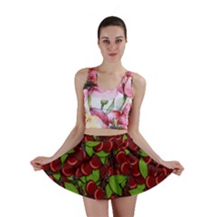 Cherry pattern Mini Skirt