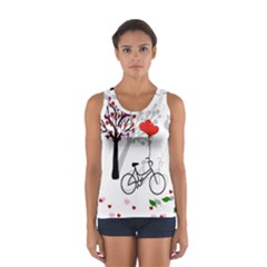 Love Design Women s Sport Tank Top  by Valentinaart