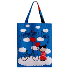 Girls Daydream Zipper Classic Tote Bag by Valentinaart