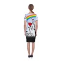 Love Hill - rainbow Classic Short Sleeve Midi Dress View2