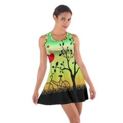 Love Sunrise Cotton Racerback Dress by Valentinaart