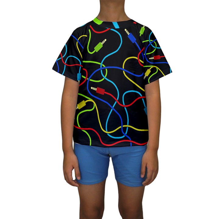 Audio cables  Kids  Short Sleeve Swimwear