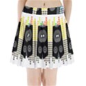 Loudspeakers - transparent Pleated Mini Skirt View1