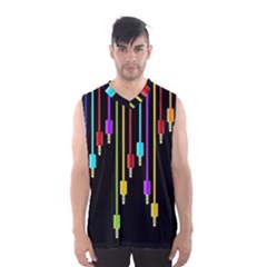 Plug In Men s Basketball Tank Top by Valentinaart