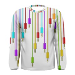 Plug In Men s Long Sleeve Tee by Valentinaart