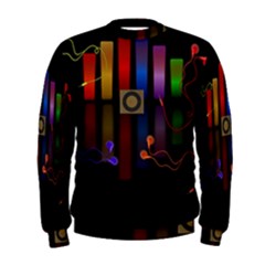 Energy Of The Sound Men s Sweatshirt by Valentinaart