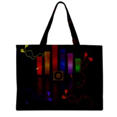 Energy Of The Sound Zipper Mini Tote Bag by Valentinaart