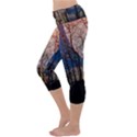 Full Moon Forest Night Darkness Capri Yoga Leggings View2