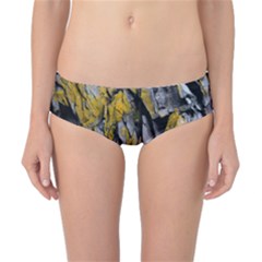 Grey Yellow Stone  Classic Bikini Bottoms by Nexatart