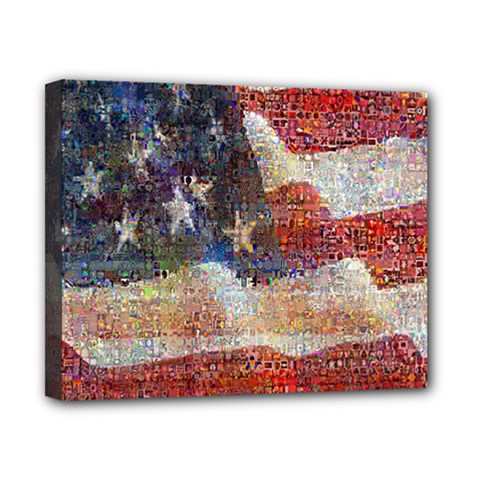 Grunge United State Of Art Flag Canvas 10  x 8 