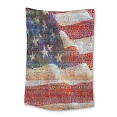 Grunge United State Of Art Flag Small Tapestry by Nexatart