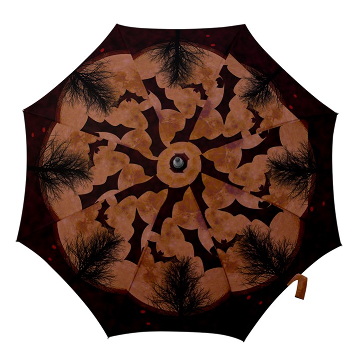 Halloween Card Scrapbook Page Hook Handle Umbrellas (Medium)