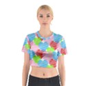 Holidays Occasions Valentine Cotton Crop Top View1