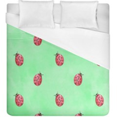 Ladybug Pattern Duvet Cover (king Size) by Nexatart
