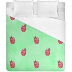 Ladybug Pattern Duvet Cover (california King Size) by Nexatart