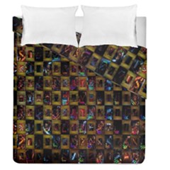 Kaleidoscope Pattern Abstract Art Duvet Cover Double Side (queen Size)