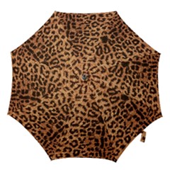 Leopard Print Animal Print Backdrop Hook Handle Umbrellas (medium) by Nexatart