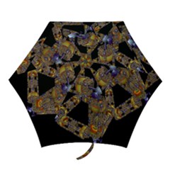 Machine Gear Mechanical Technology Mini Folding Umbrellas