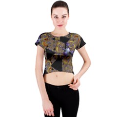 Machine Gear Mechanical Technology Crew Neck Crop Top