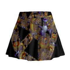 Machine Gear Mechanical Technology Mini Flare Skirt