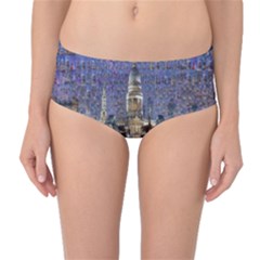 London Travel Mid-waist Bikini Bottoms by Nexatart