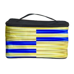 Metallic Gold Texture Cosmetic Storage Case by Nexatart