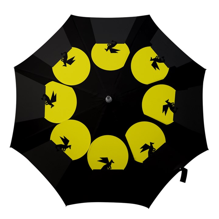 Moon And Dragon Dragon Sky Dragon Hook Handle Umbrellas (Large)