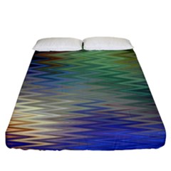 Metallizer Art Glass Fitted Sheet (King Size)