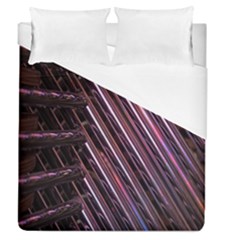 Metal Tube Chair Stack Stacked Duvet Cover (queen Size) by Nexatart