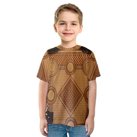 Mosaic The Elaborate Floor Pattern Of The Sydney Queen Victoria Building Kids  Sport Mesh Tee by Nexatart