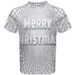 Oints Circle Christmas Merry Men s Cotton Tee by Nexatart