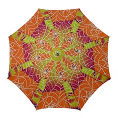 Orange Guy Spider Web Golf Umbrellas