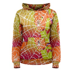 Orange Guy Spider Web Women s Pullover Hoodie by Nexatart