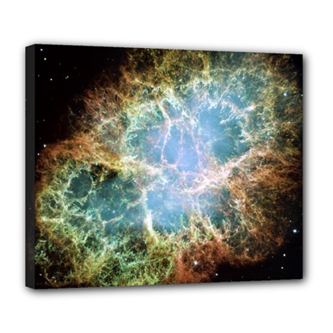 Crab Nebula Deluxe Canvas 24  X 20  