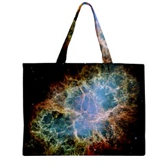 Crab Nebula Zipper Mini Tote Bag by SheGetsCreative