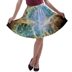 Crab Nebula A-line Skater Skirt