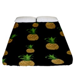 Pineapples Fitted Sheet (king Size) by Valentinaart