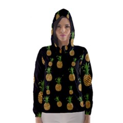 Pineapples Hooded Wind Breaker (women) by Valentinaart