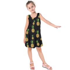 Pineapples Kids  Sleeveless Dress by Valentinaart