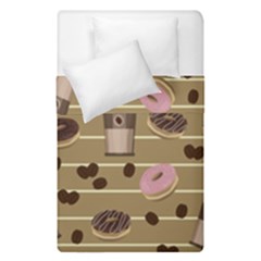 Coffee And Donuts  Duvet Cover Double Side (single Size) by Valentinaart