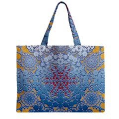 Pattern Background Pattern Tile Zipper Mini Tote Bag by Nexatart