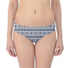 Pattern Grid Squares Texture Hipster Bikini Bottoms by Nexatart