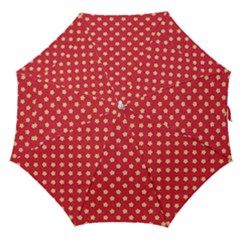 Pattern Felt Background Paper Red Straight Umbrellas