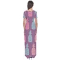 Pineapple Pattern  Short Sleeve Maxi Dress View2